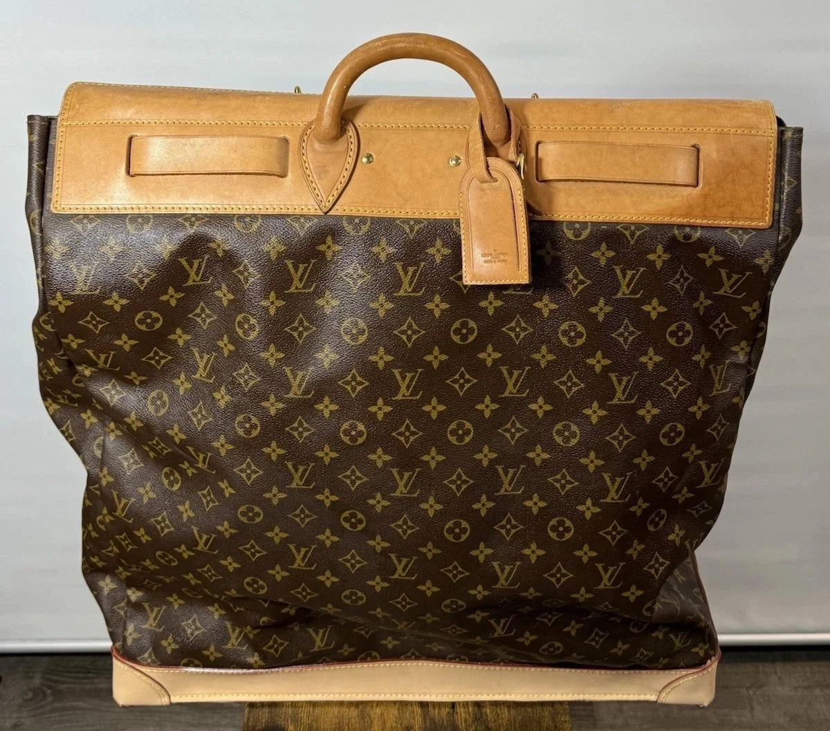 Authentic Louis Vuitton Steamer 65 Travel Bag – LV Restored with Documentation