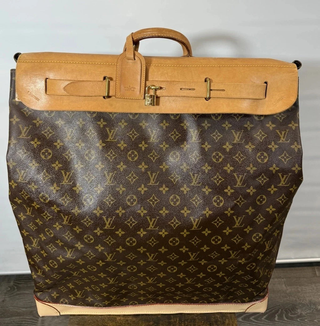 Authentic Louis Vuitton Steamer 65 Travel Bag – LV Restored with Documentation