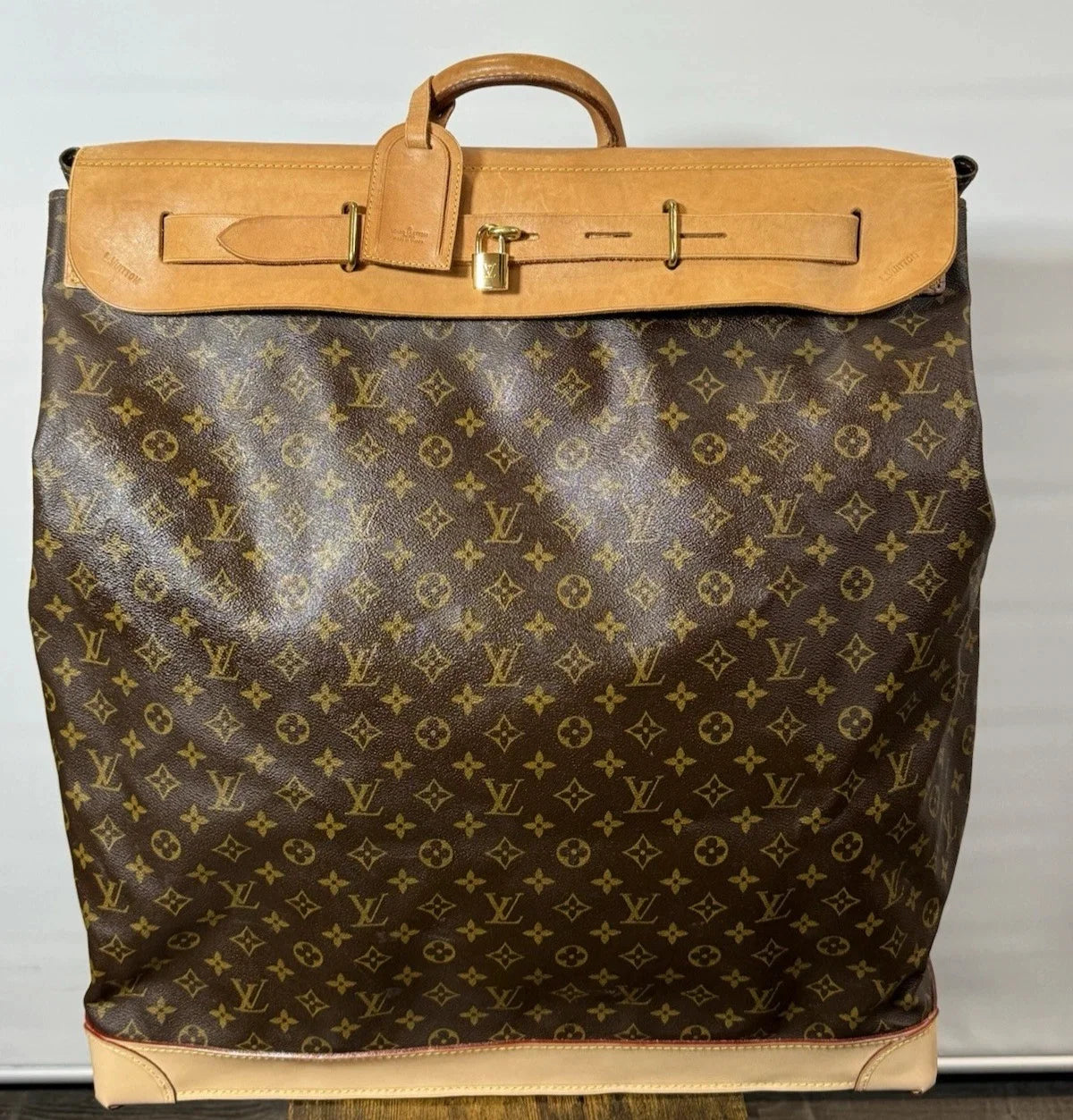 Authentic Louis Vuitton Steamer 65 Travel Bag – LV Restored with Documentation