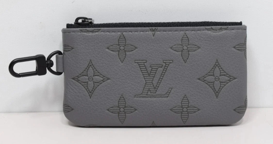 Louis Vuitton Trio Messenger M27185 Monogram Leather Anthracite Gray Auth New