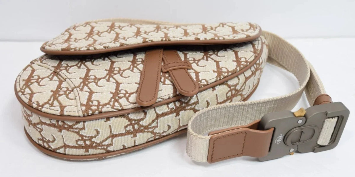 Dior x Travis Scott Cactus Jack Mini Saddle Belt Bag Oblique Jacquard BNWT
