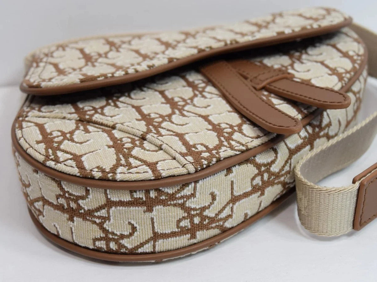Dior x Travis Scott Cactus Jack Mini Saddle Belt Bag Oblique Jacquard BNWT