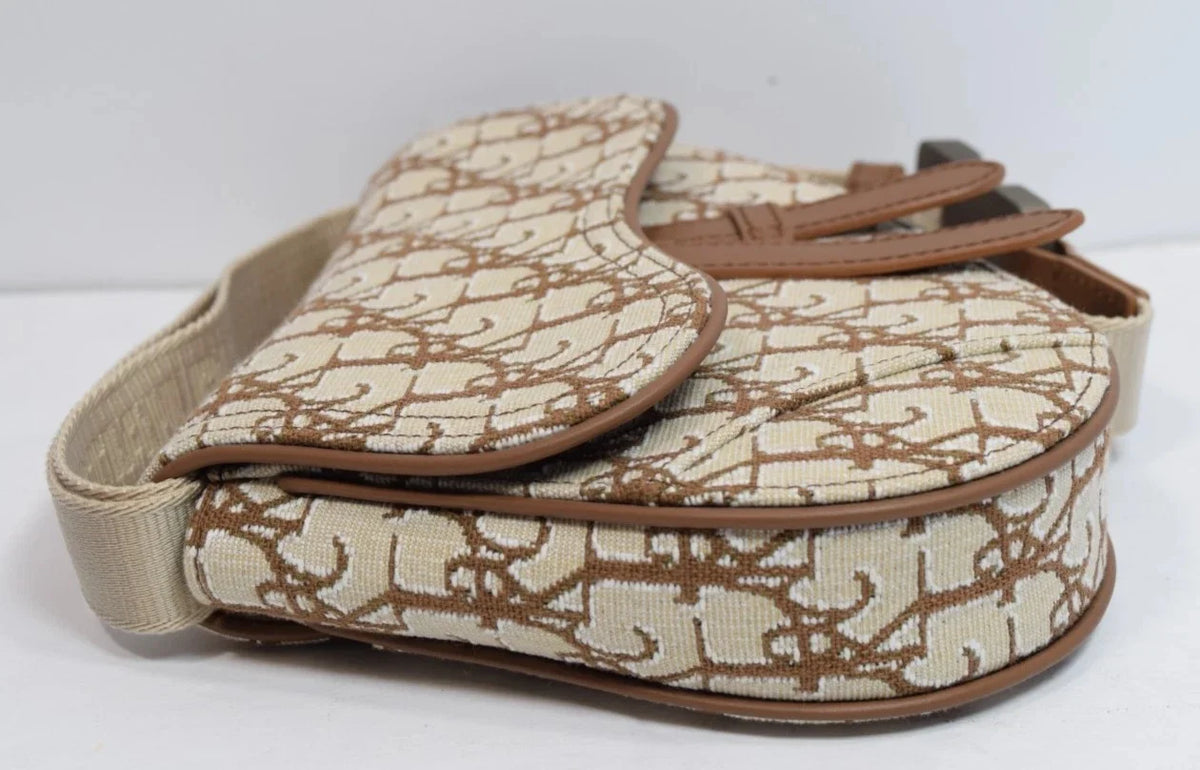 Dior x Travis Scott Cactus Jack Mini Saddle Belt Bag Oblique Jacquard BNWT