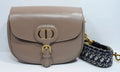 Christian Dior Large Chocolate Bobby Bag Gold Hardware With Strap M747
